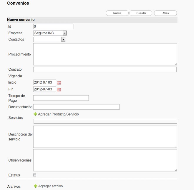 convenios comerciales